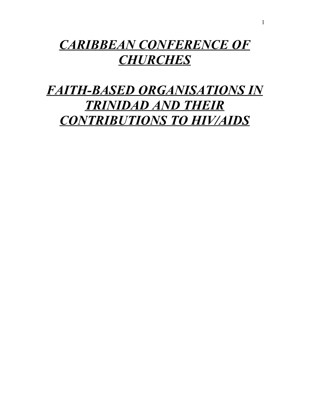 Caribbean Conference of Churches