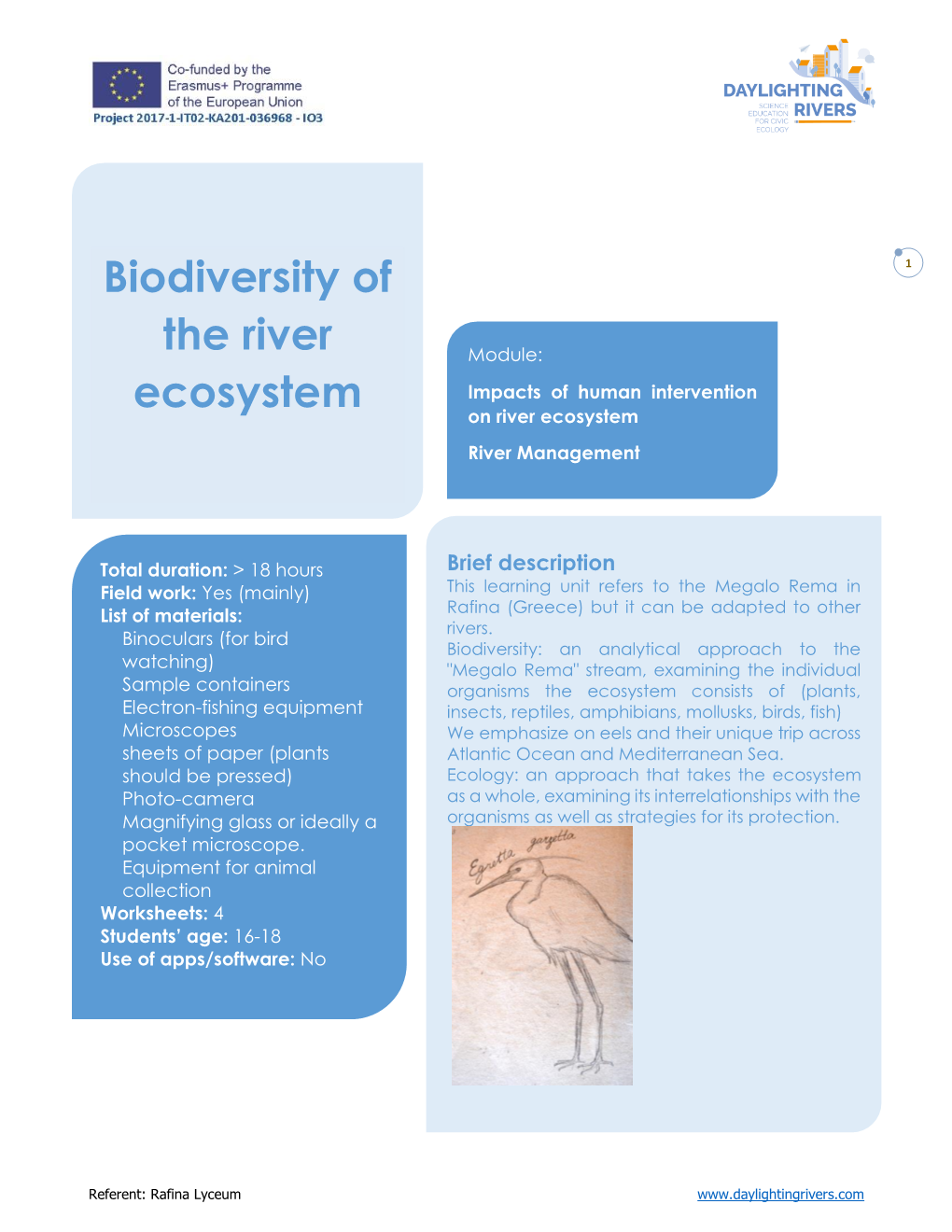 Biodiversity of the River Ecosystem