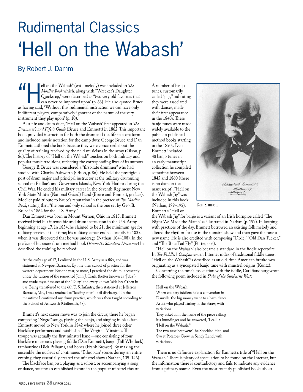 Rudimental Classics: 'Hell on the Wabash'