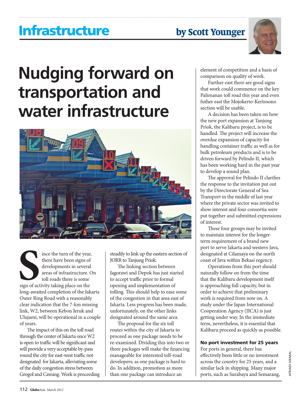 Nudging Forward on Transportation and Water Infrastructure
