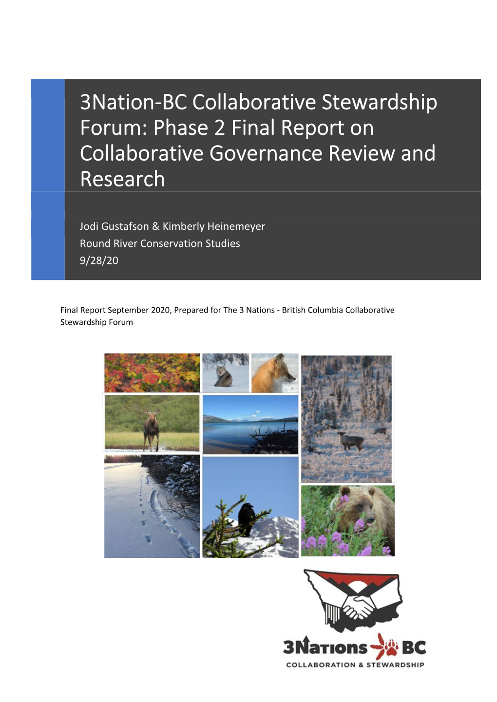 3Nation-BC Collaborative Stewardship Forum: Phase 2 Final Report On