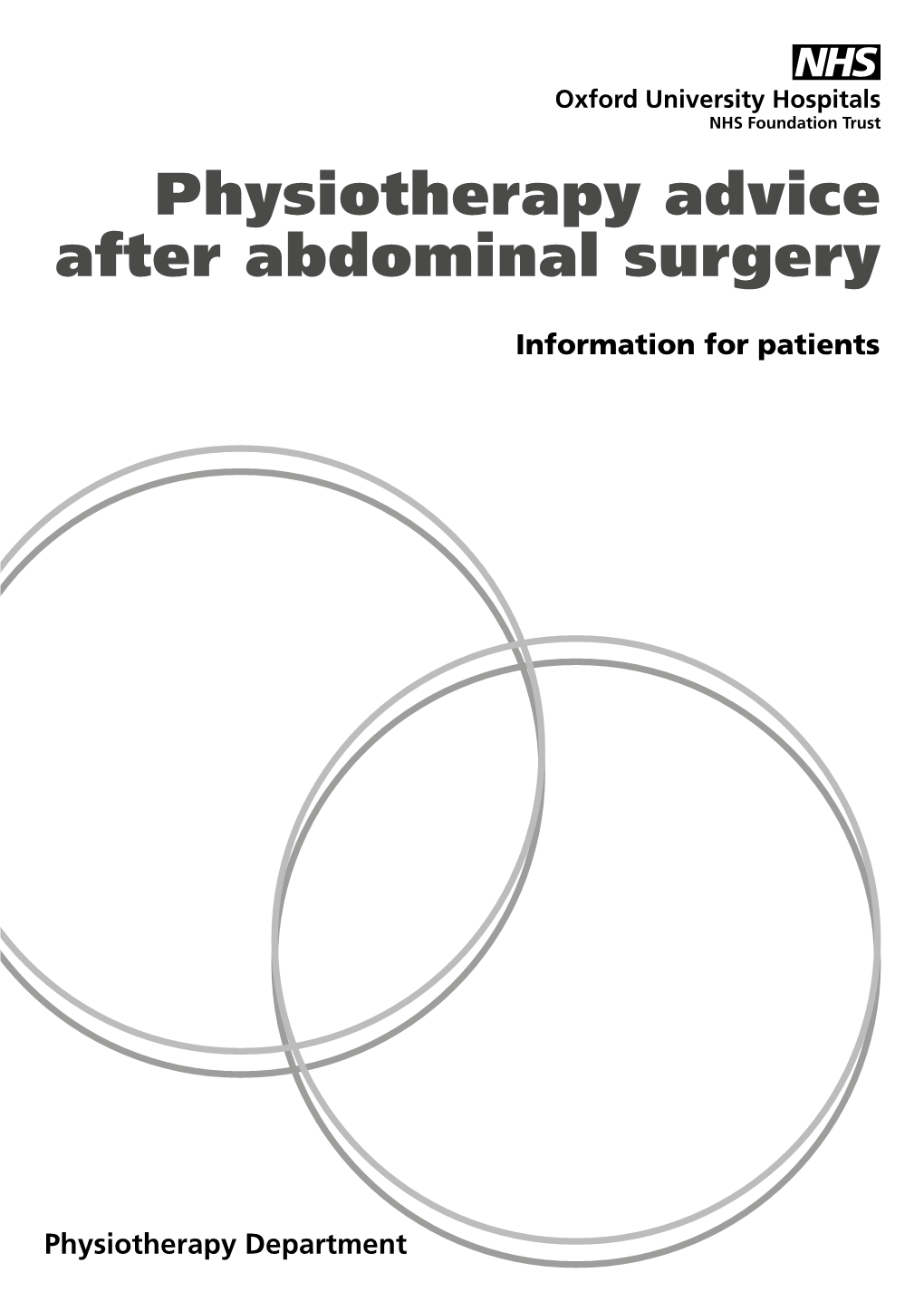 Physiotherapy Advice After Abdominal Surgery