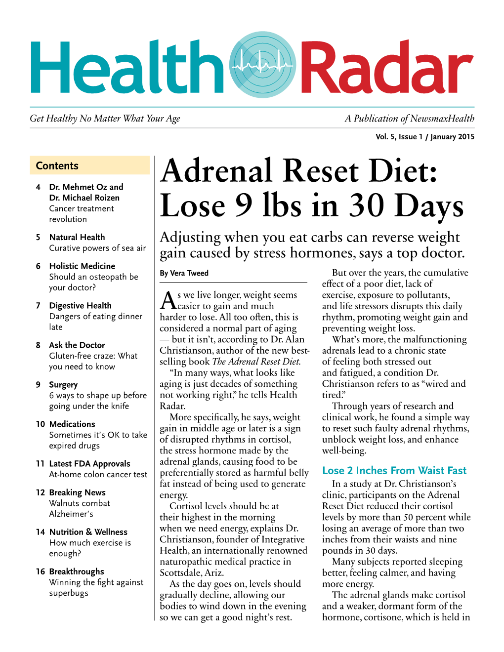 Adrenal Reset Diet: Lose 9 Lbs in 30 Days