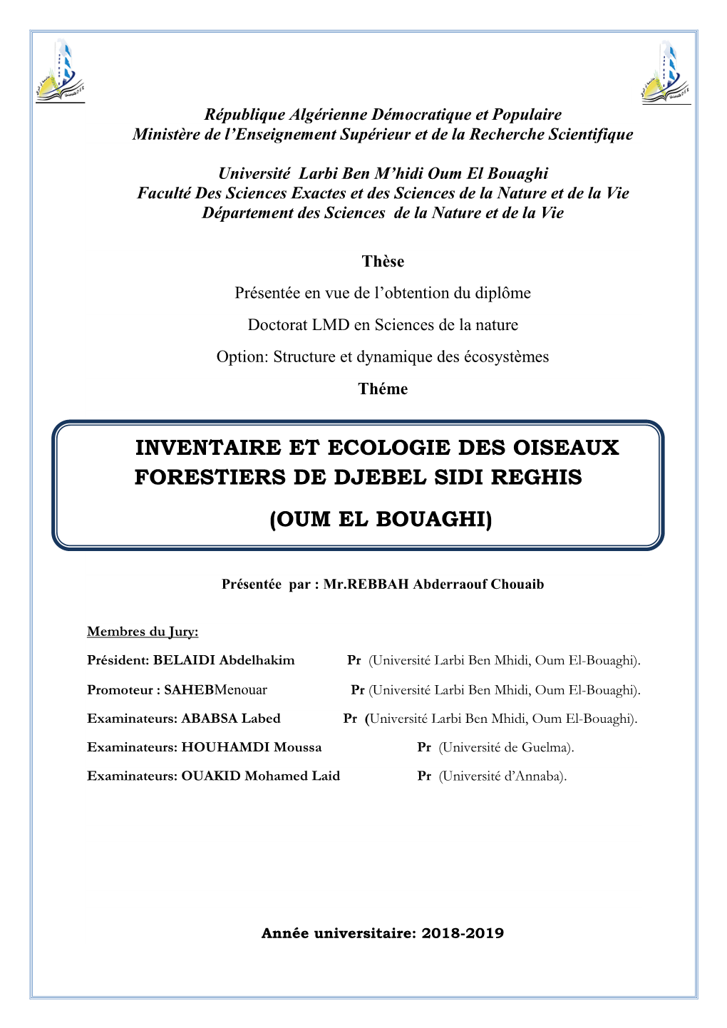 Thése REBBAH Abderraouf Chouaib Bibliothéque.Pdf