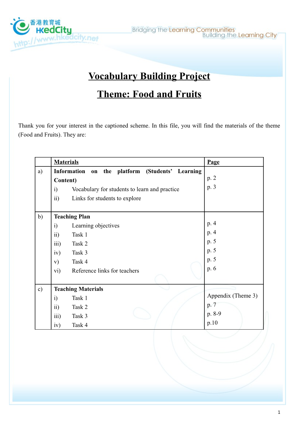 Vocab Building Teaching Resources (Theme 3)