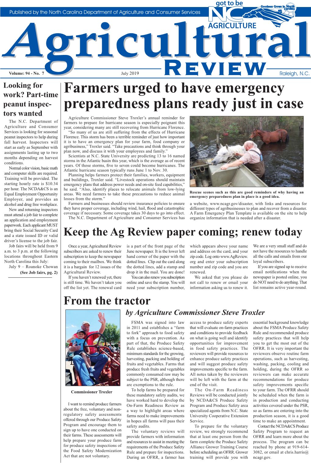 July Ag Review.Indd