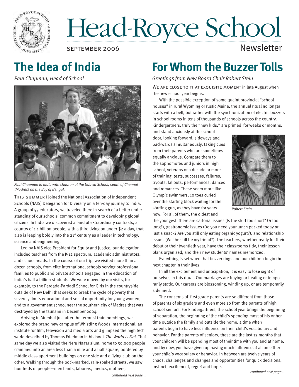 The Idea of India for Whom the Buzzer Tolls