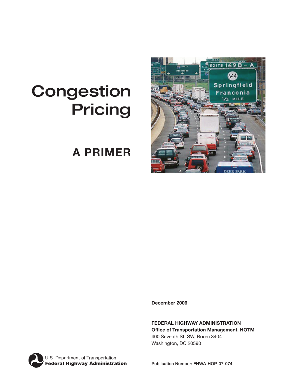 Congestion Pricing