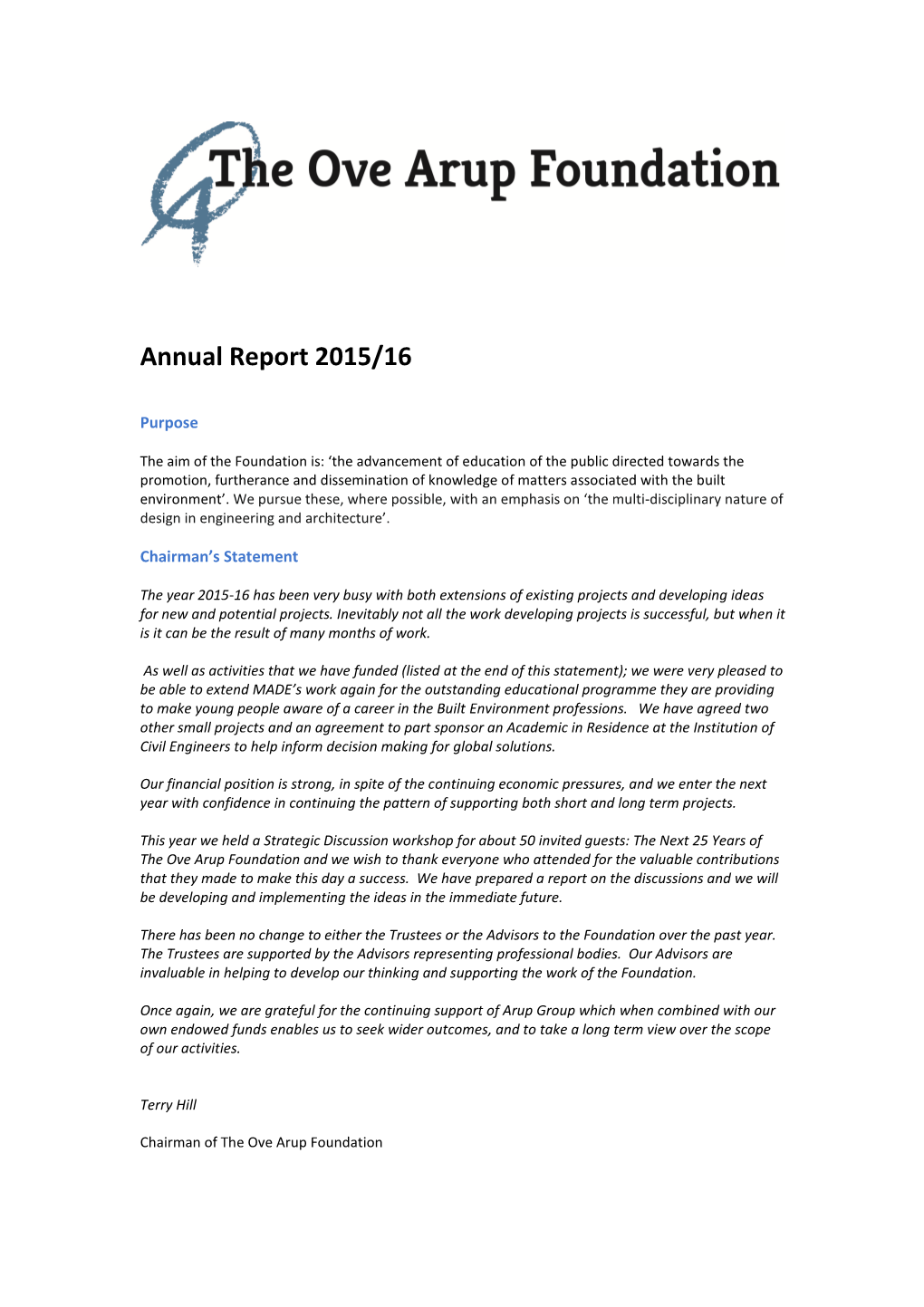 Annual Report 2015/16