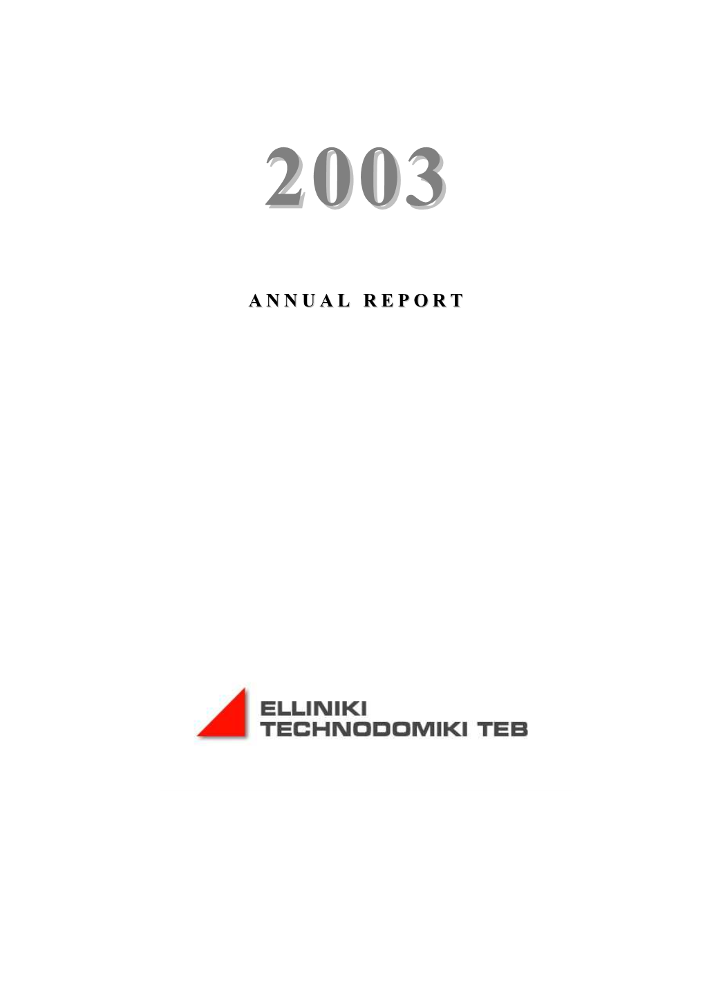 Elteb Annual Report 2003
