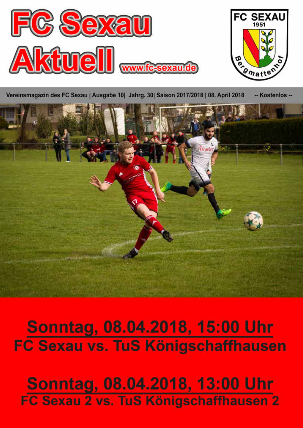 FC Sexau Aktuell Saison 2017 2018 Ausgabe 10