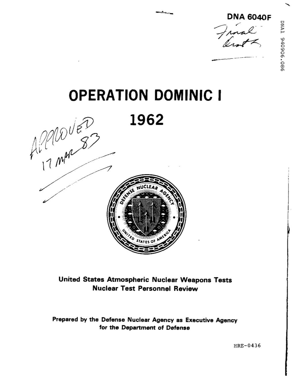 Operation Dominic I