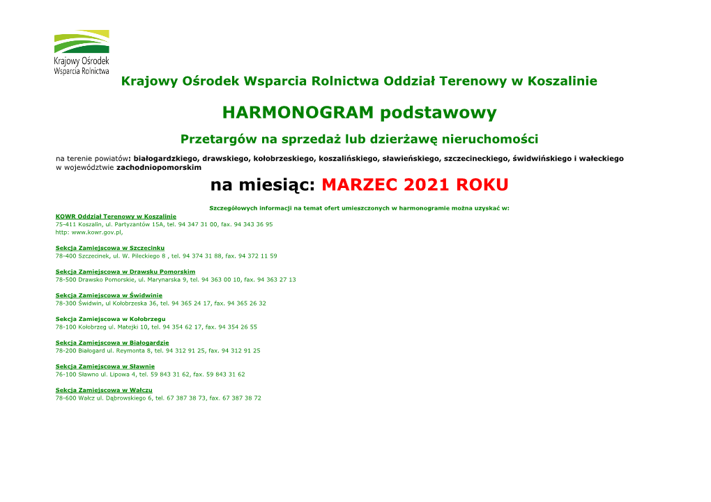 Marzec 2021 Roku