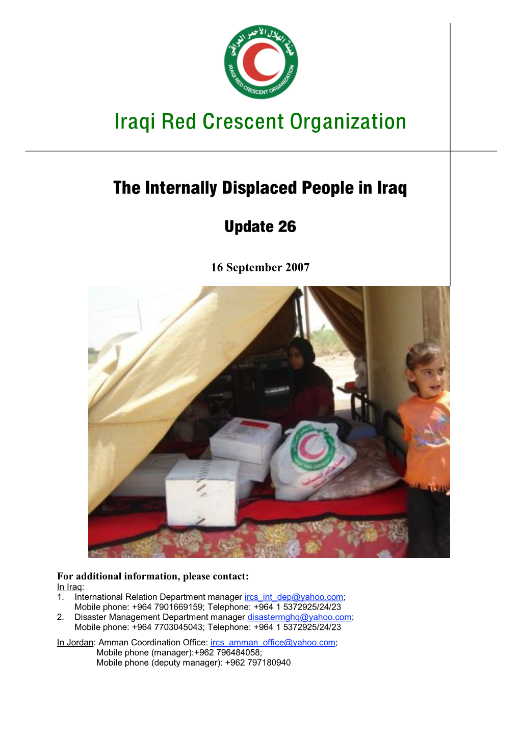 Iraqi Red Crescent Organization