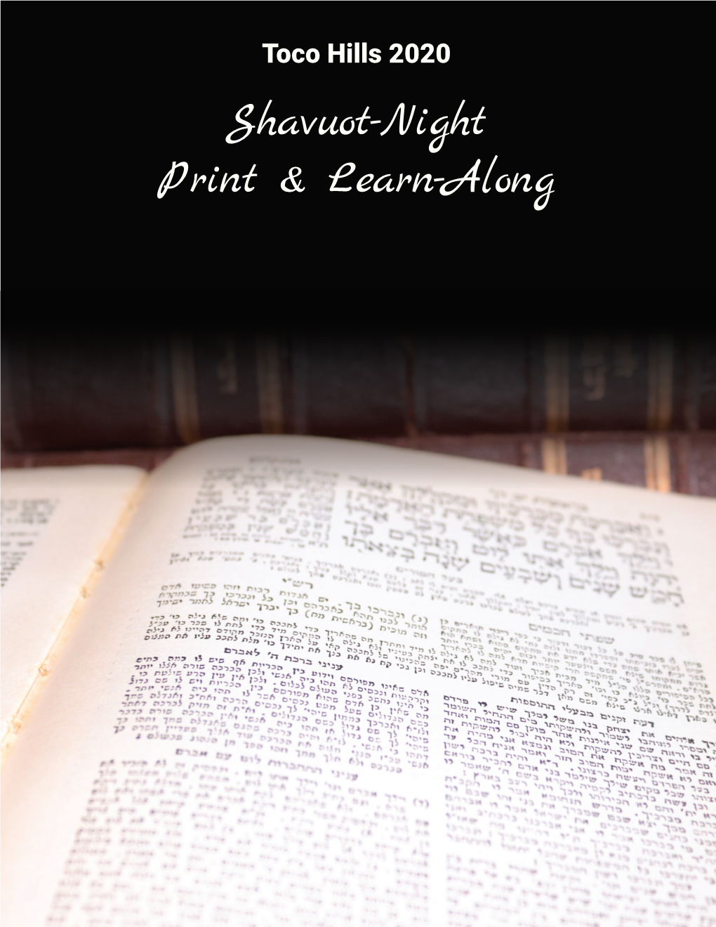 Shavuot-Night Print & Learn-Along