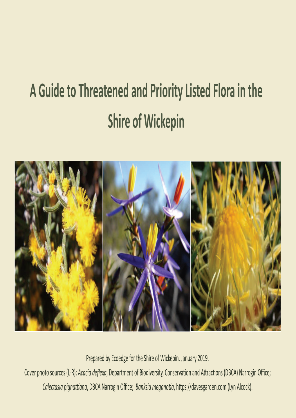 Guide for the Conservation of Flora in the Shire Of