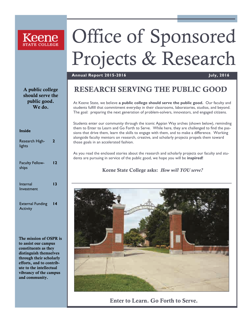 Office of Sponsored Projects & Research