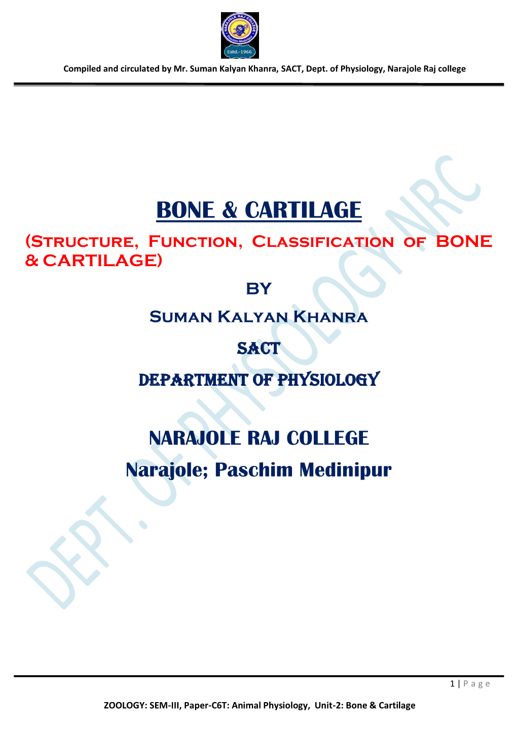 Bone & Cartilage