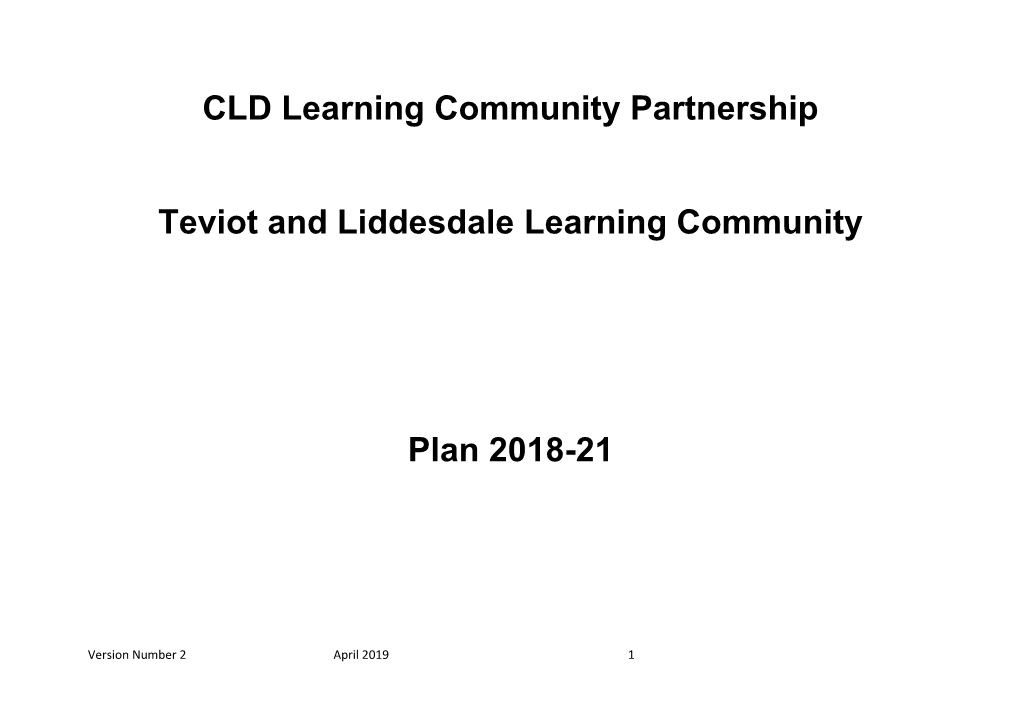 CLD Learning Community Partnership