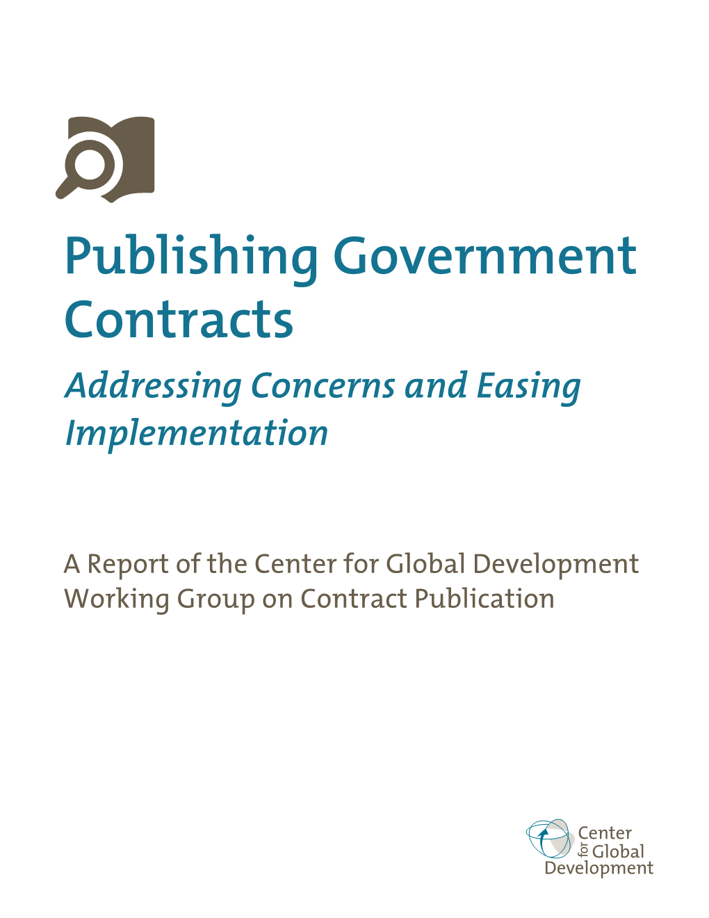 Publishing Government Contracts Addressing Concerns and Easing Implementation