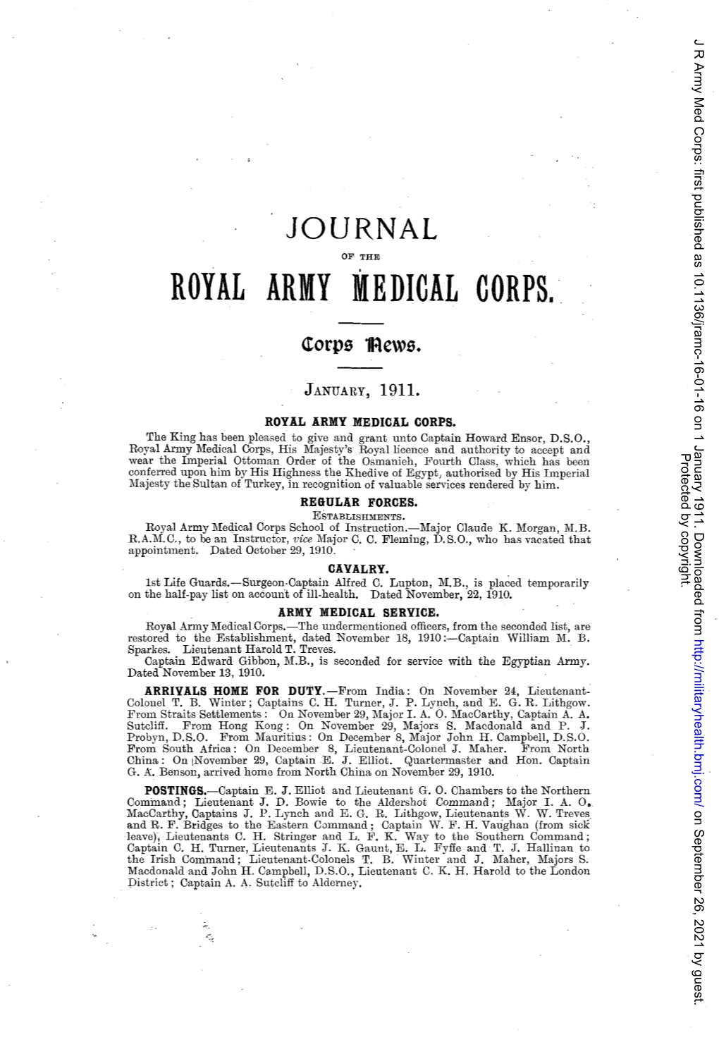 Royal Army Medical Corps