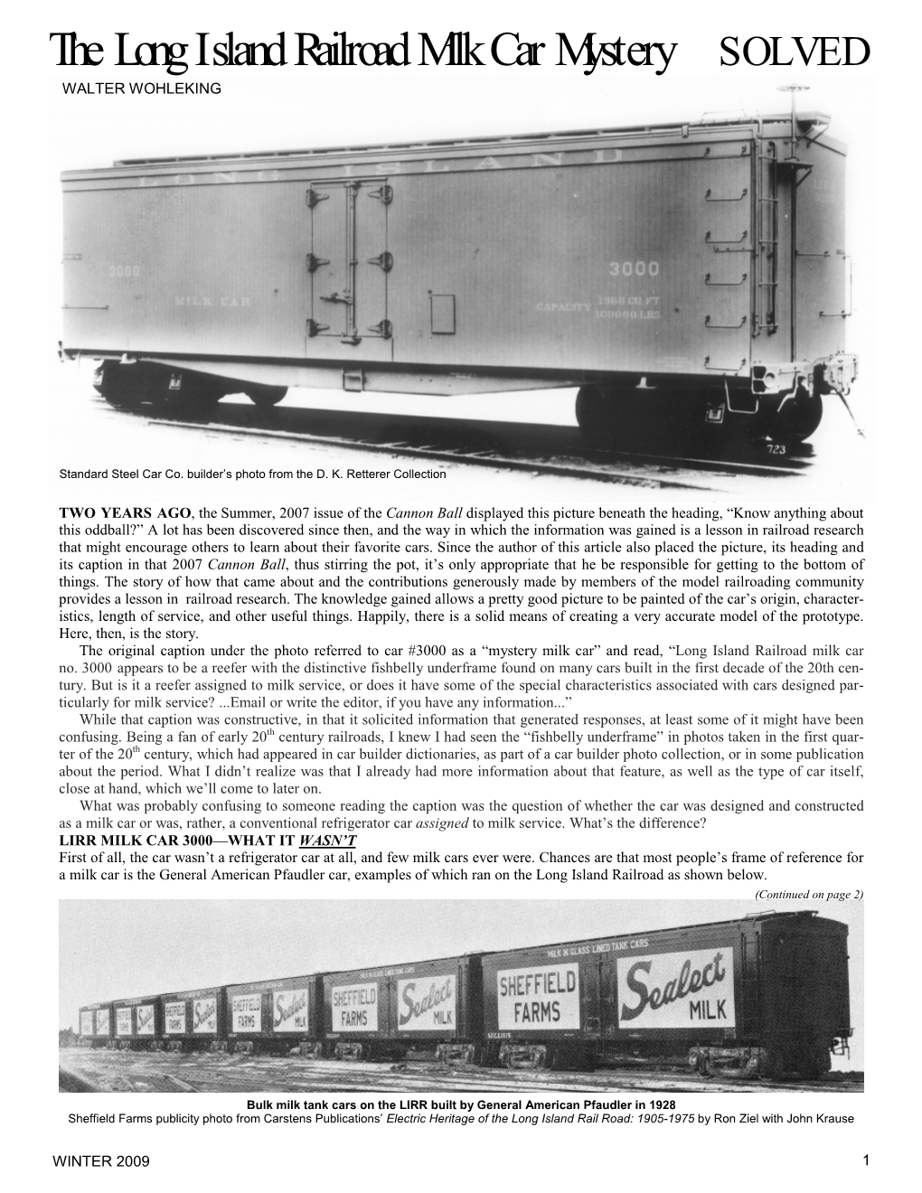 The Long Island Railroad Milk Car Mystery SOLVED WALTER WOHLEKING