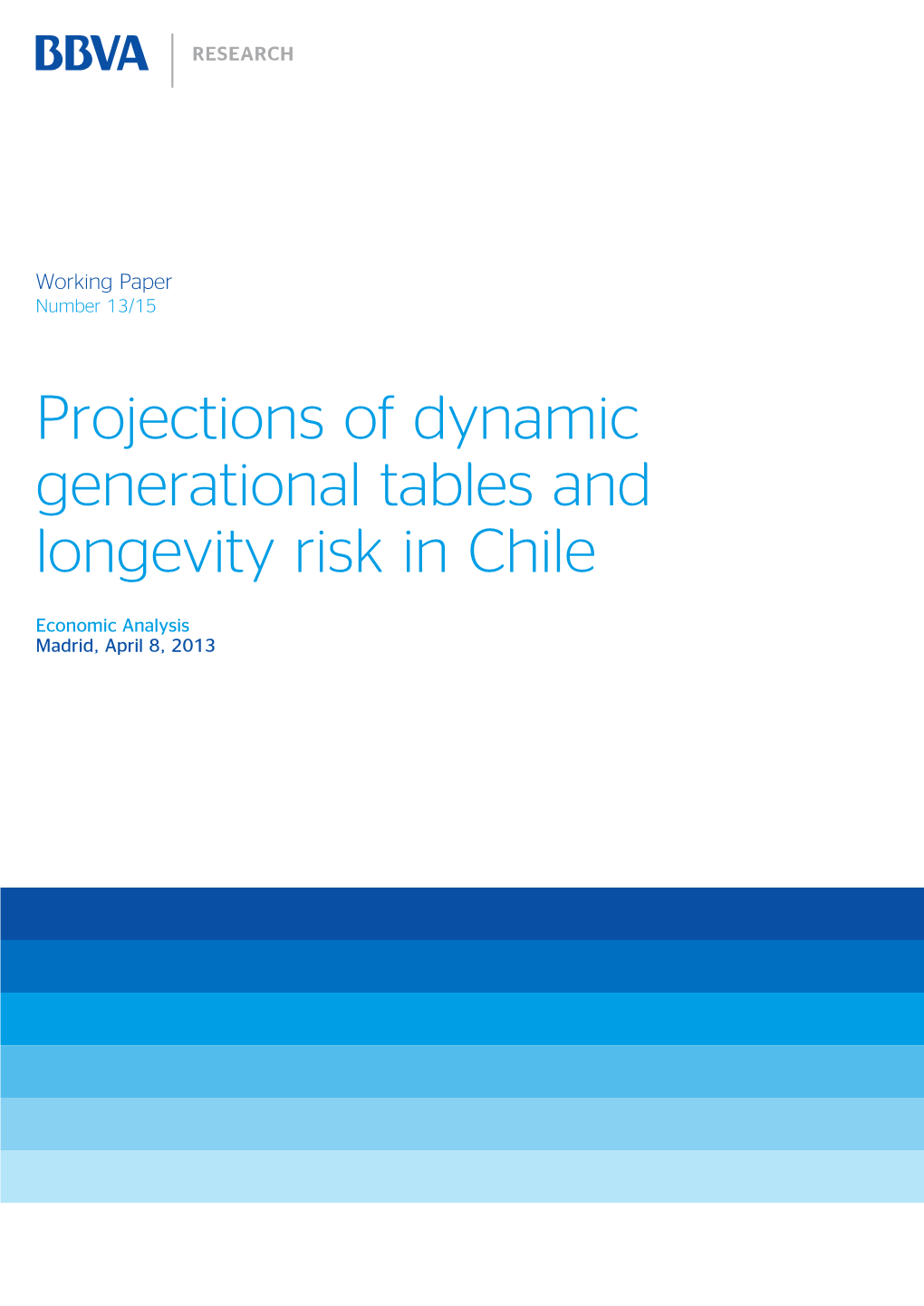 Projections of Dynamic Generational Tables and Longevity Risk in Chile