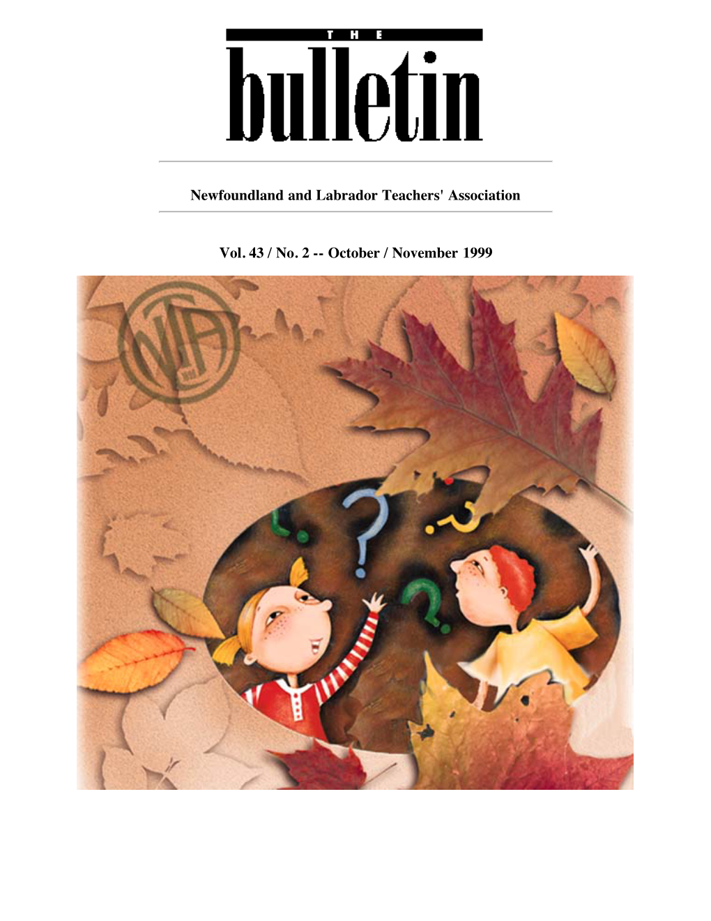 November 1999 Issue of the Bulletin from the Newfoundland And