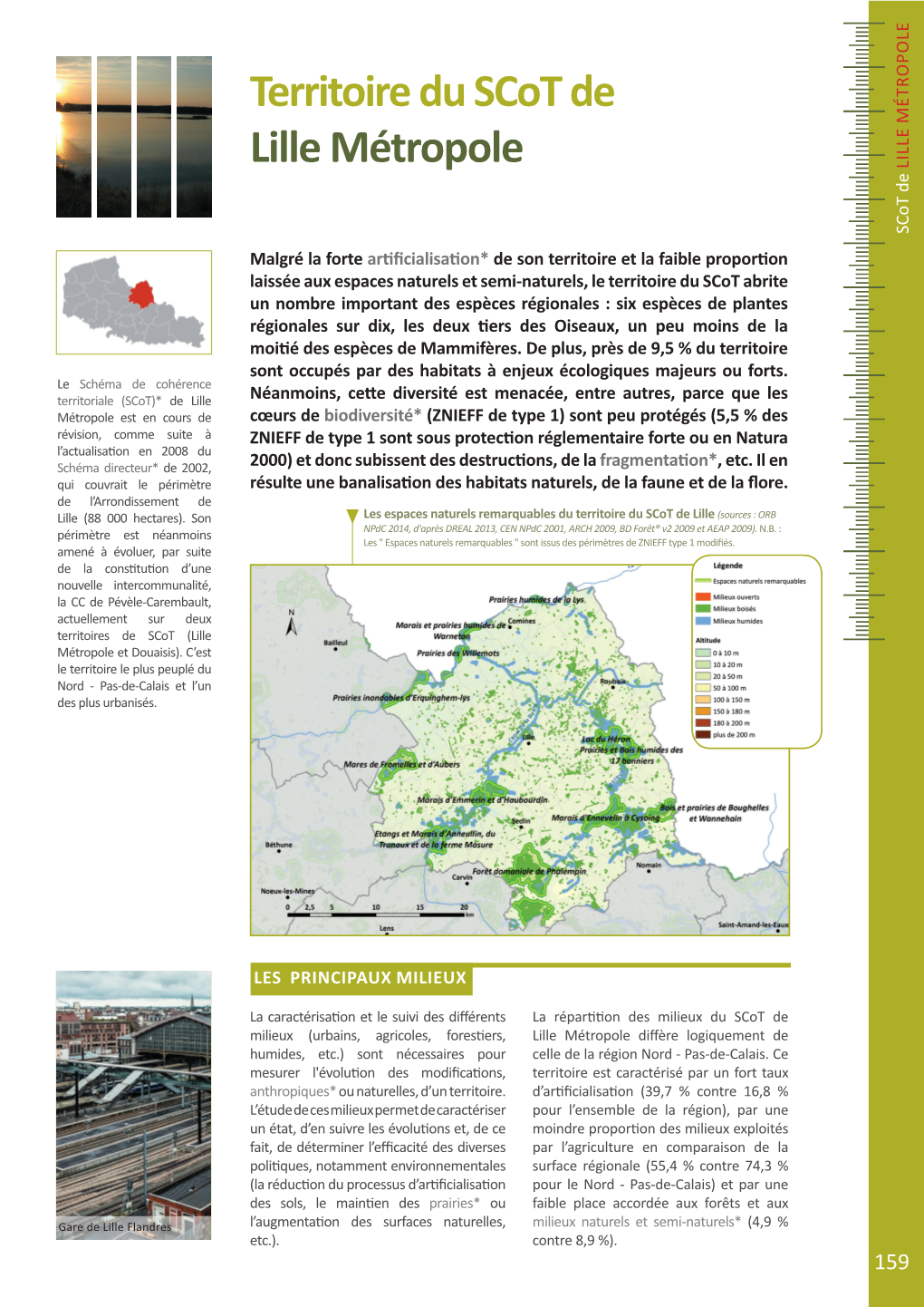 Territoire Du Scot De Lille Métropole (Sources : ORB Npdc 2014, D’Après ARCH 2009)