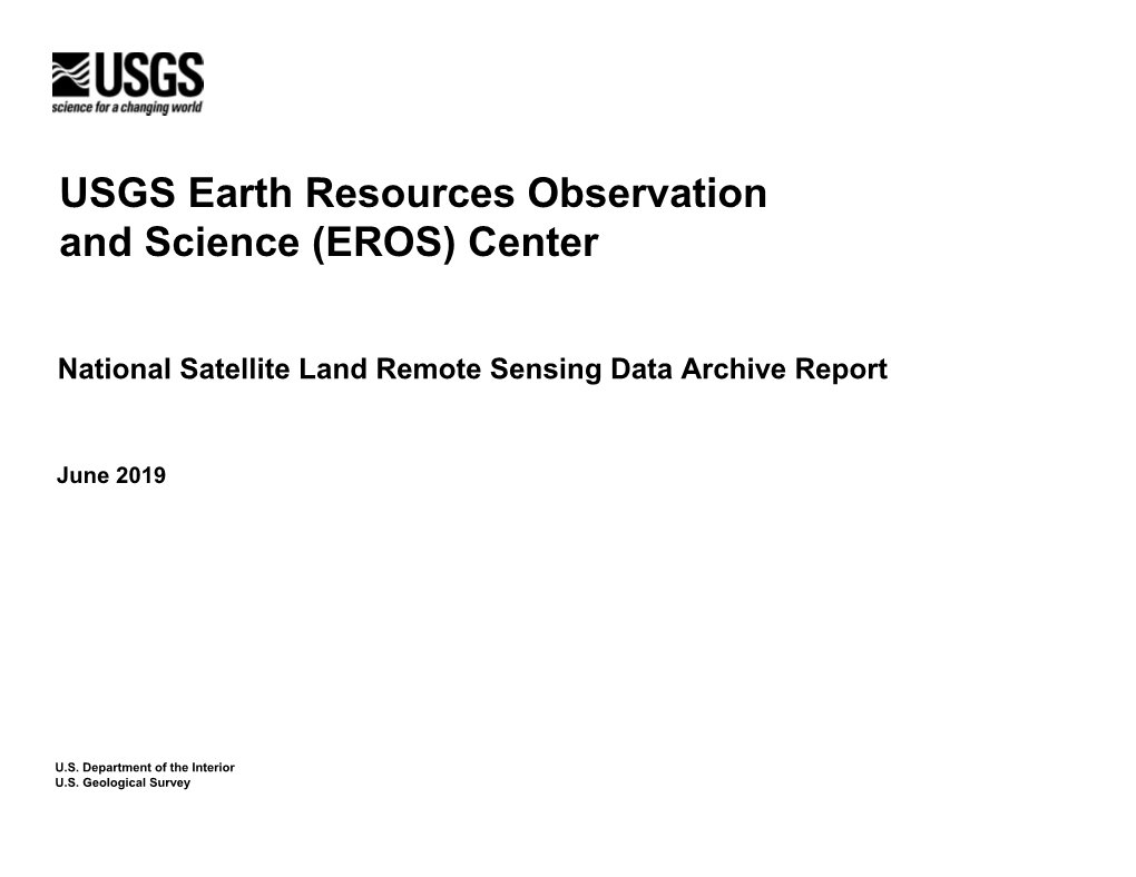 USGS Earth Resources Observation and Science (EROS) Center