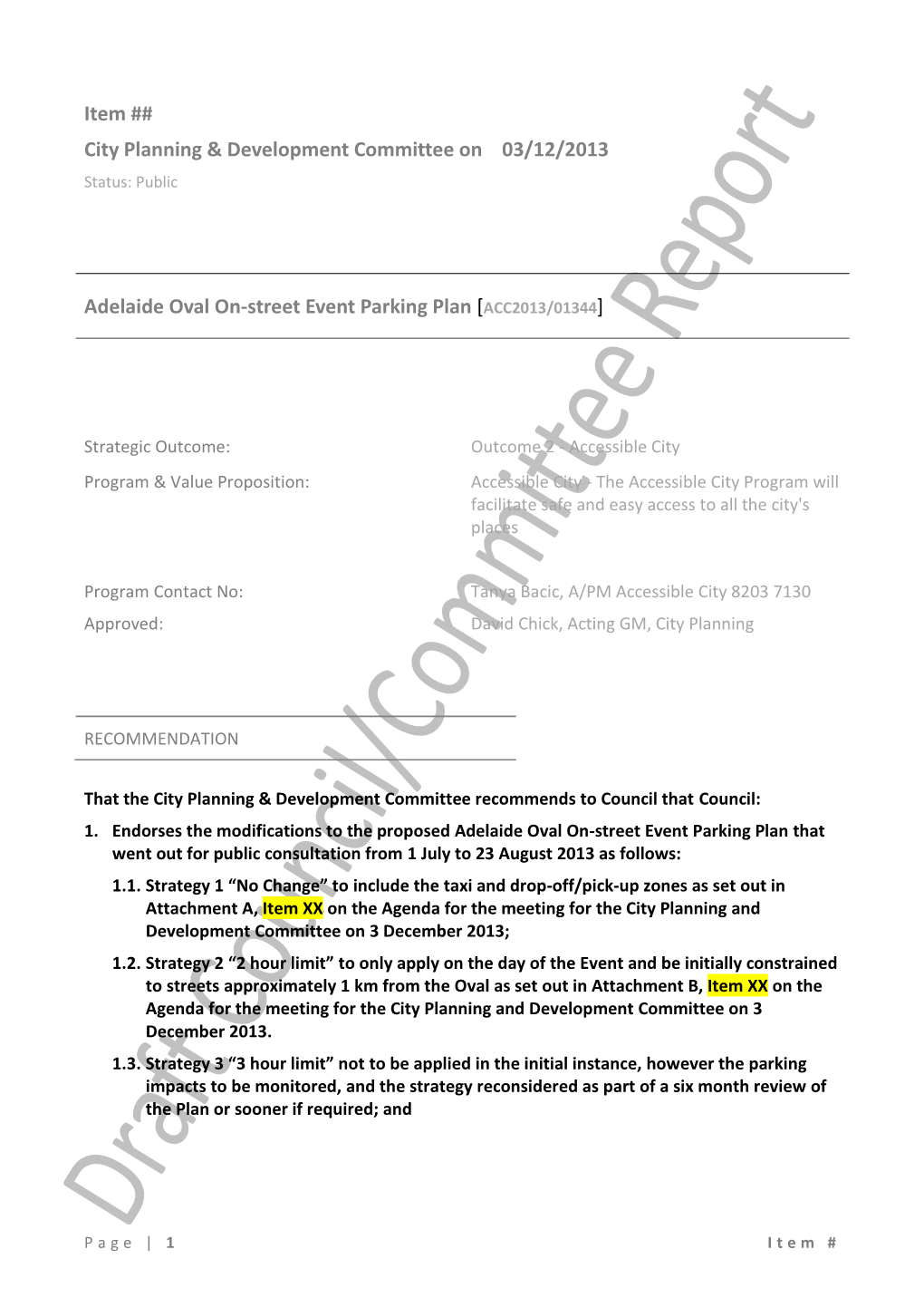 Adelaide Oval On-Street Event Parking Plan [ACC2013/01344]