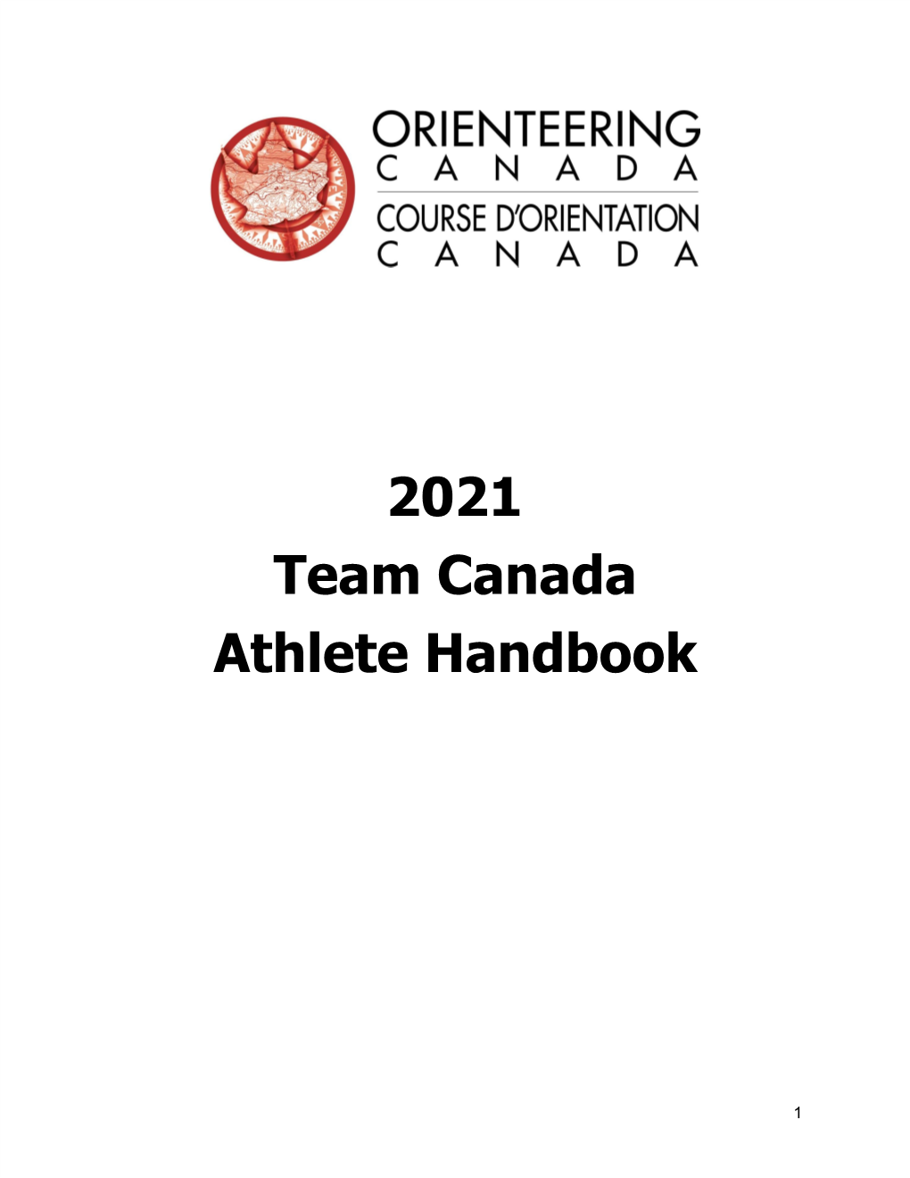 2021 Team Canada Athlete Handbook