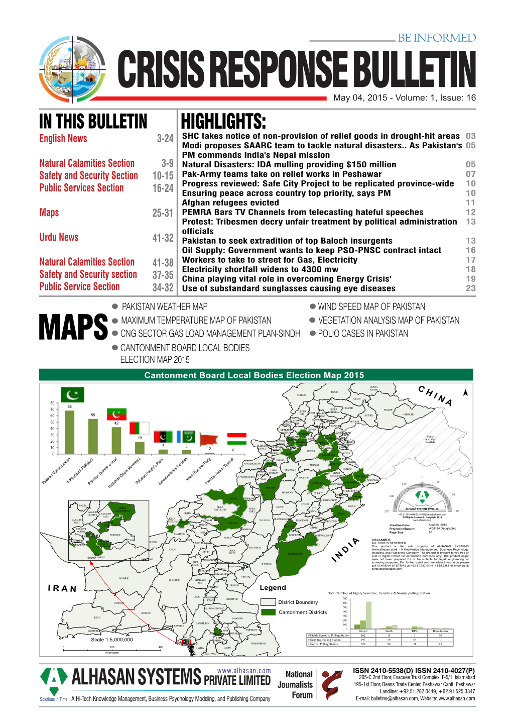 Crisis Response Bulletin