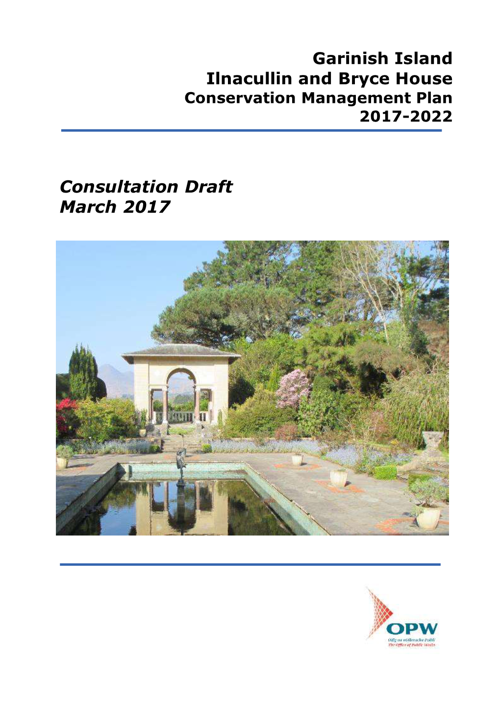 Conservation Management Plan 2017-2022