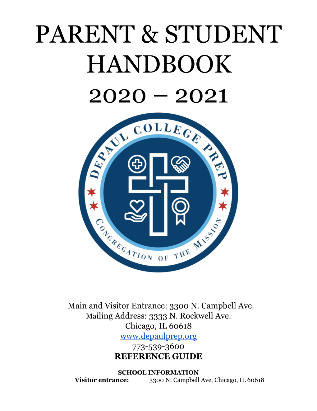 Parent & Student Handbook 2020 – 2021