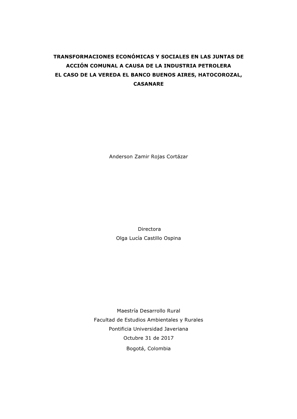 Transformaciones Económicas Y Sociales En Las Juntas De