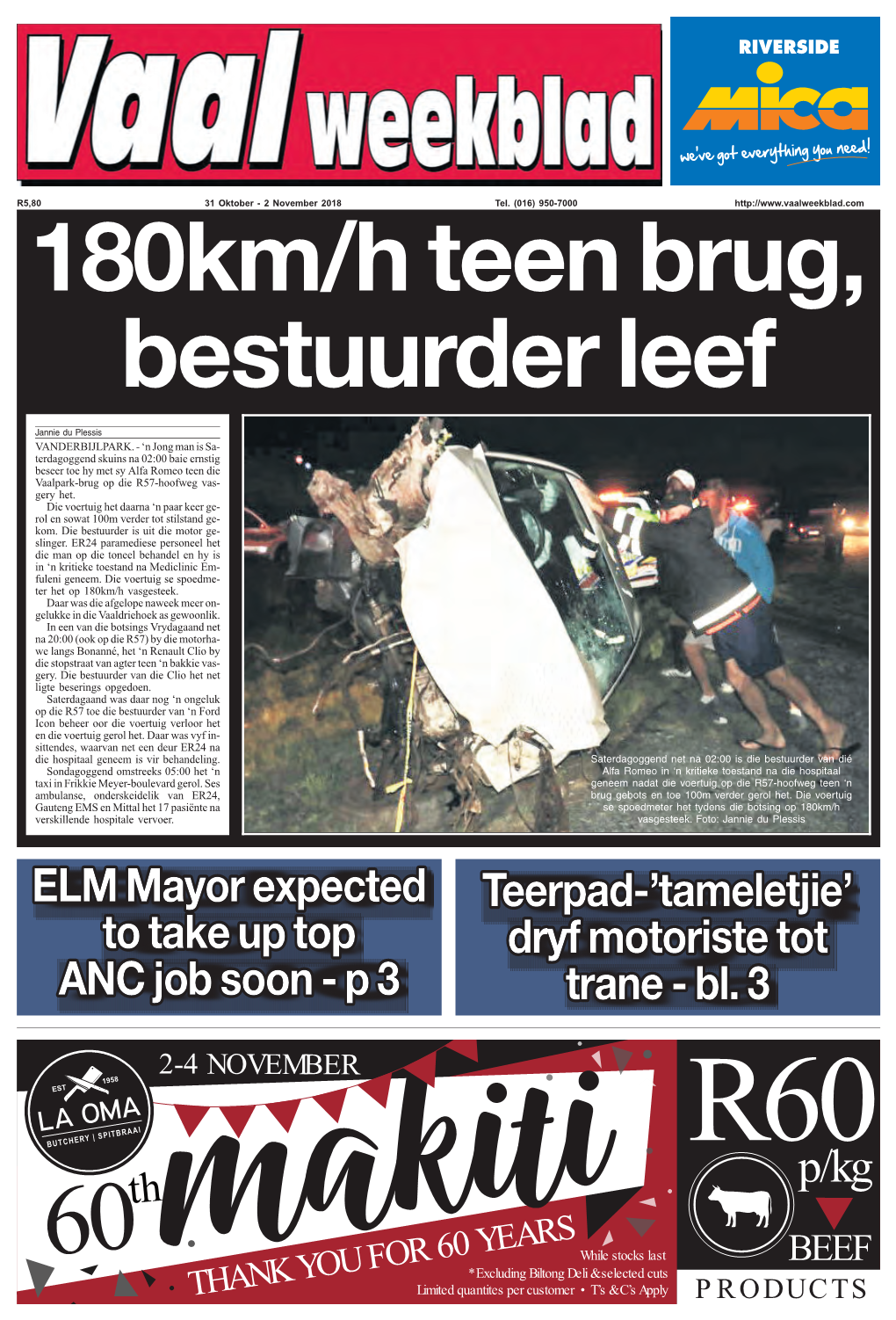 180Km/H Teen Brug, Bestuurder Leef