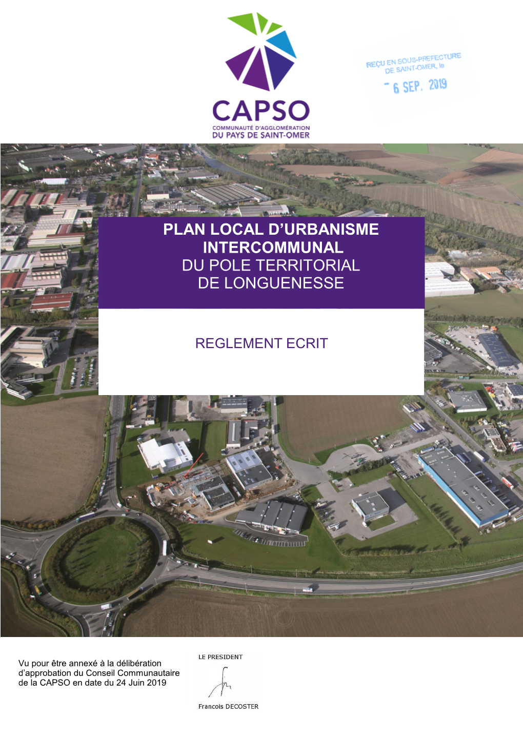 Plan Local D'urbanisme Intercommunal Du Pole Territorial De Longuenesse