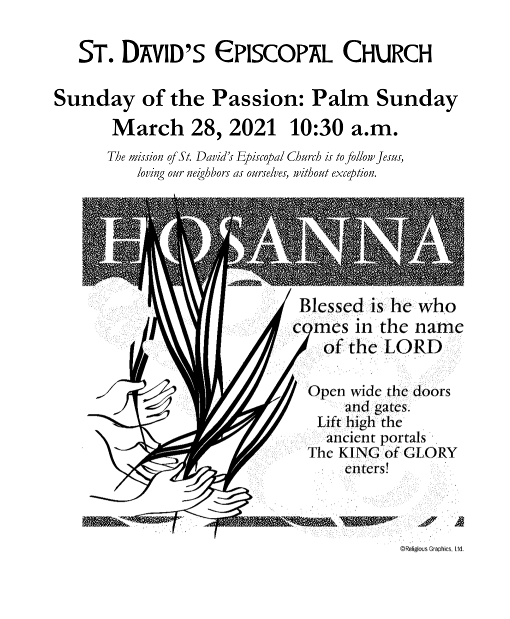 03.21.21 Worship Bulletin