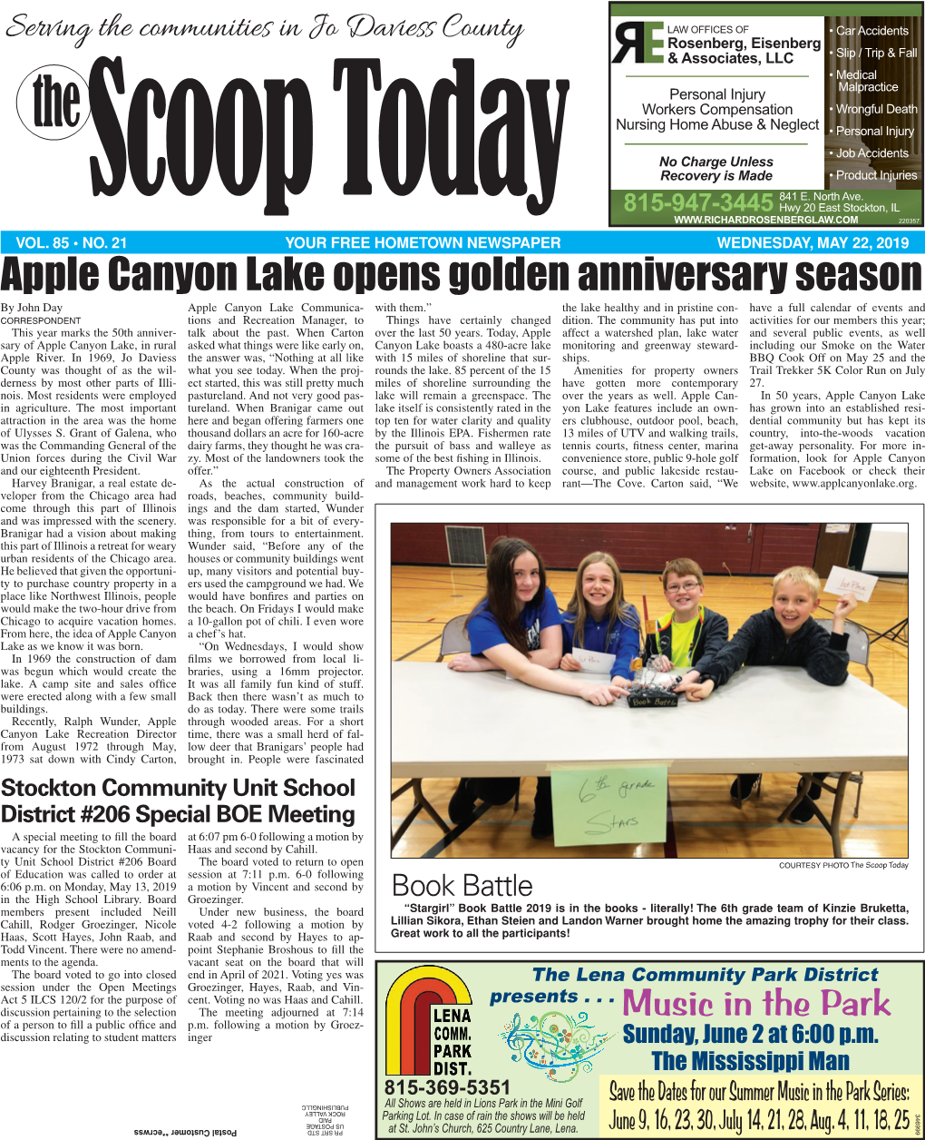 Apple Canyon Lake Opens Golden Anniversary Season