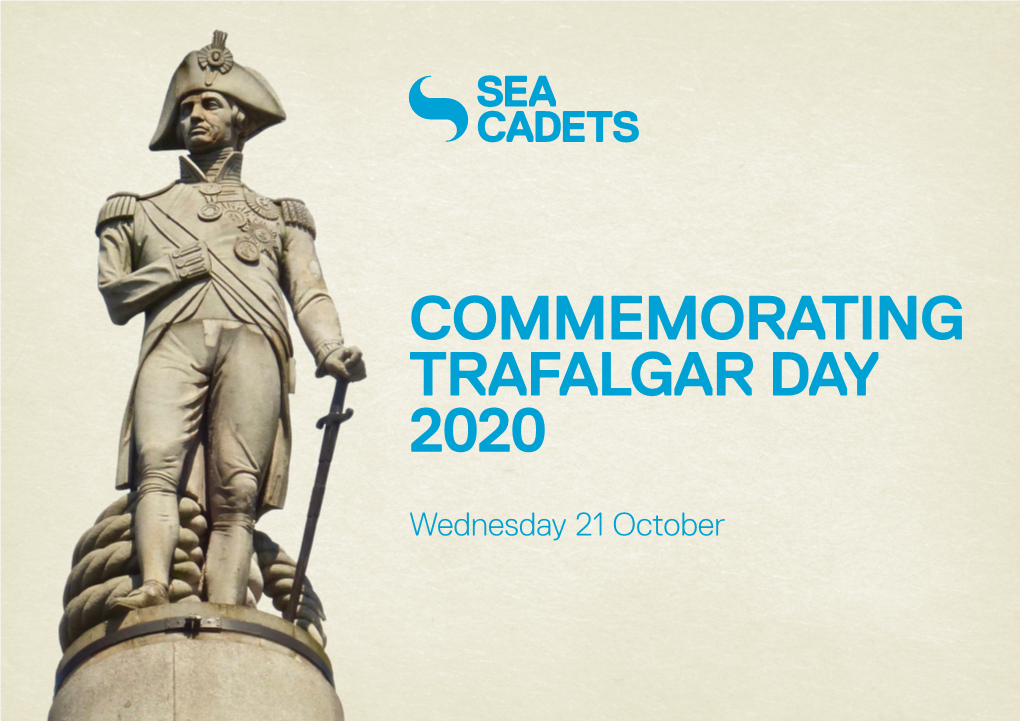 Commemorating Trafalgar Day 2020