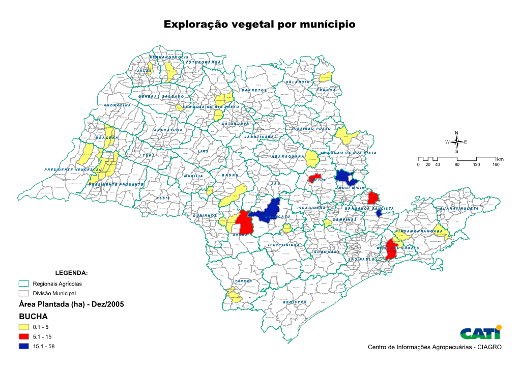 Exploração Vegetal Por Munícipio