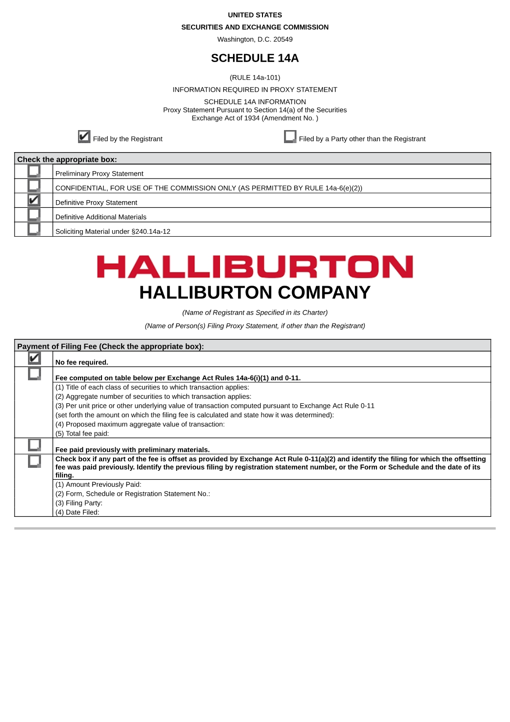 Halliburton Company