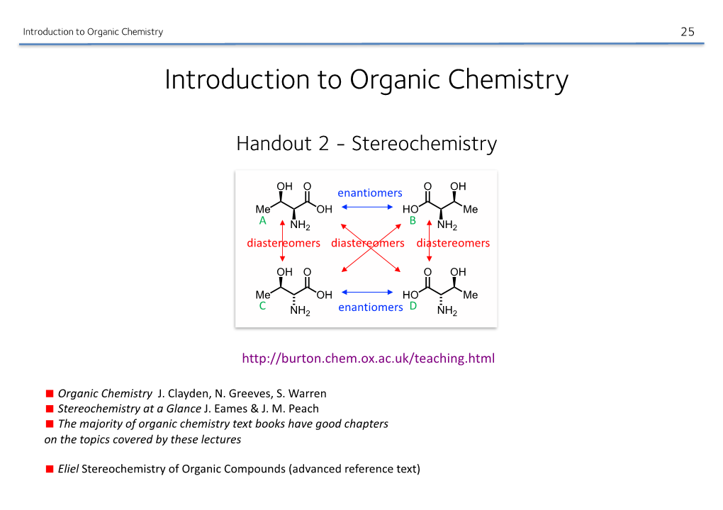 Introduction to Organic Chemistry 2018 More