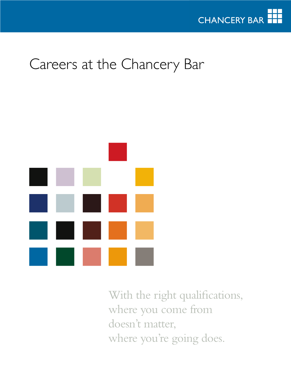 Careers at the Chancery Bar