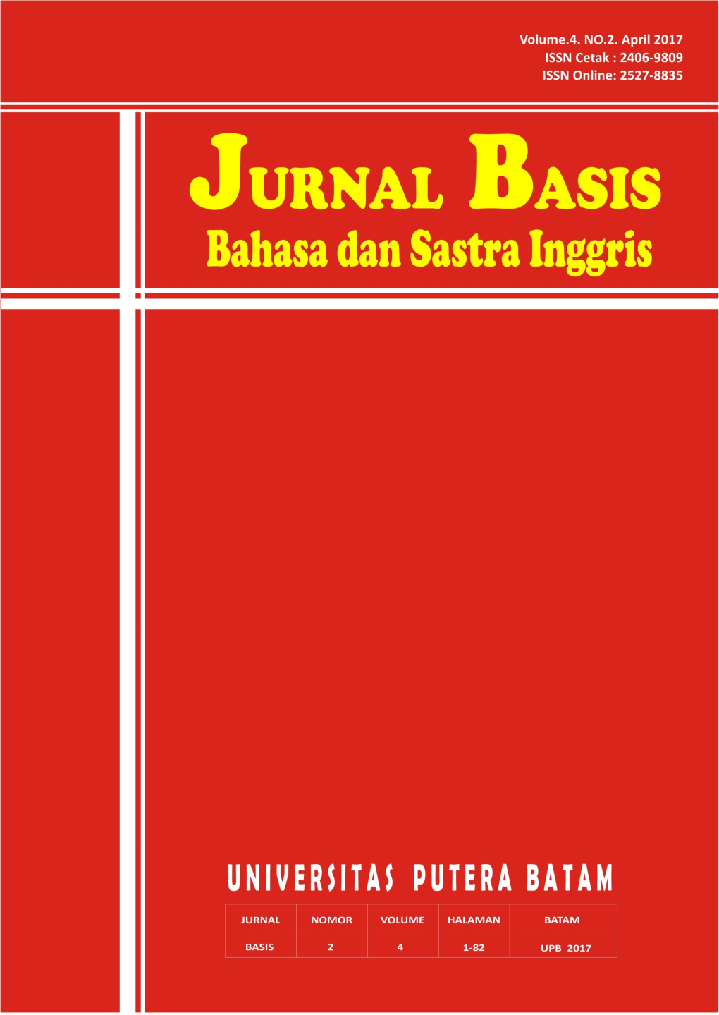 FIGURATIVE LANGUAGE ANALYSIS in the POEM of CHAIRIL ANWAR Nurma Dhona Handayani, Putera Batam University Nurmadhona@Gmail.Com (21-32)