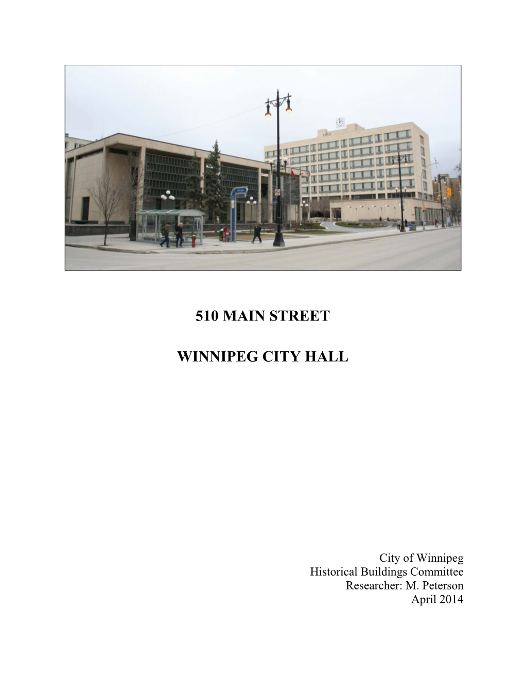 510 Main Street Winnipeg City Hall
