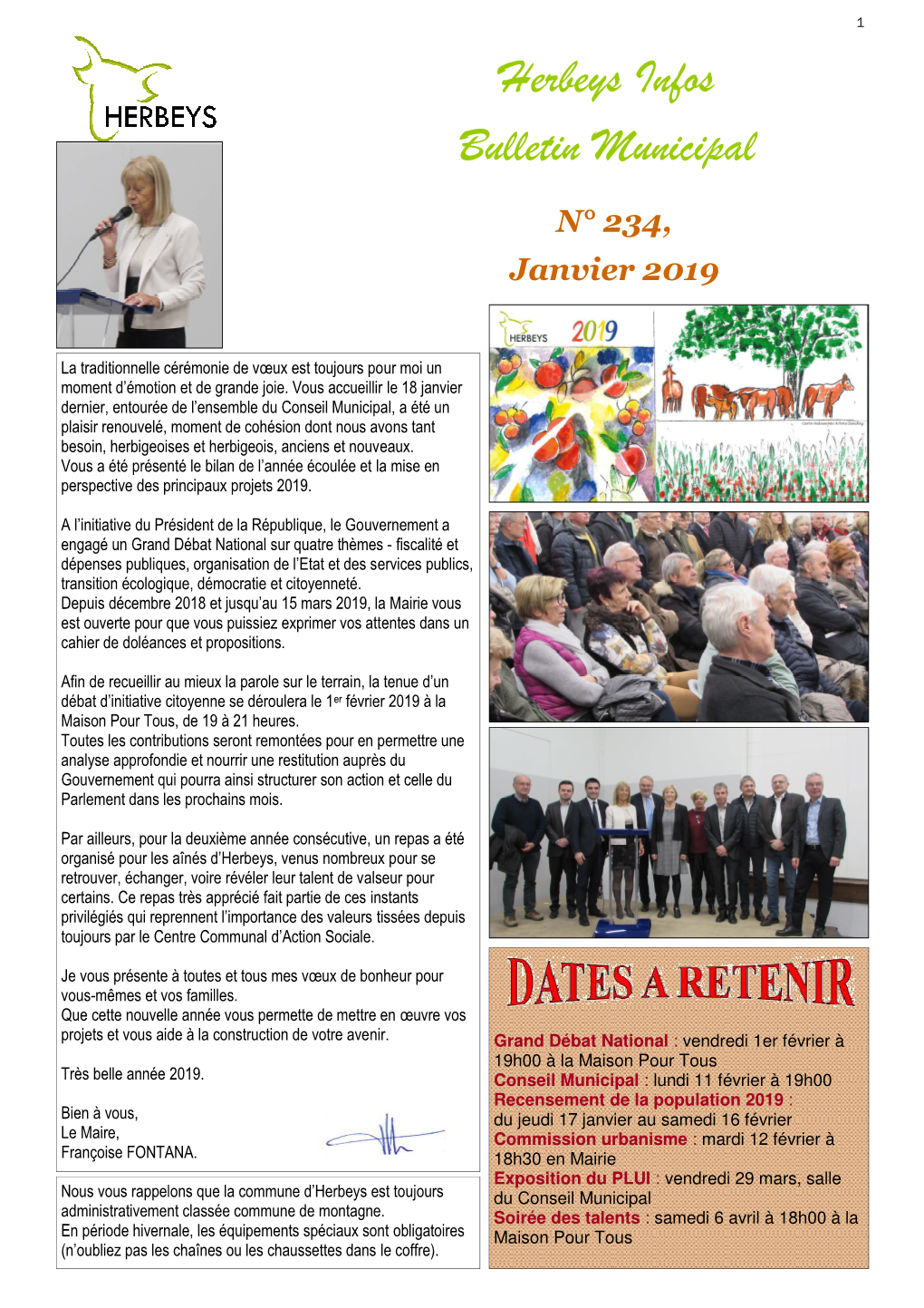 Bulletin Janvier 2019