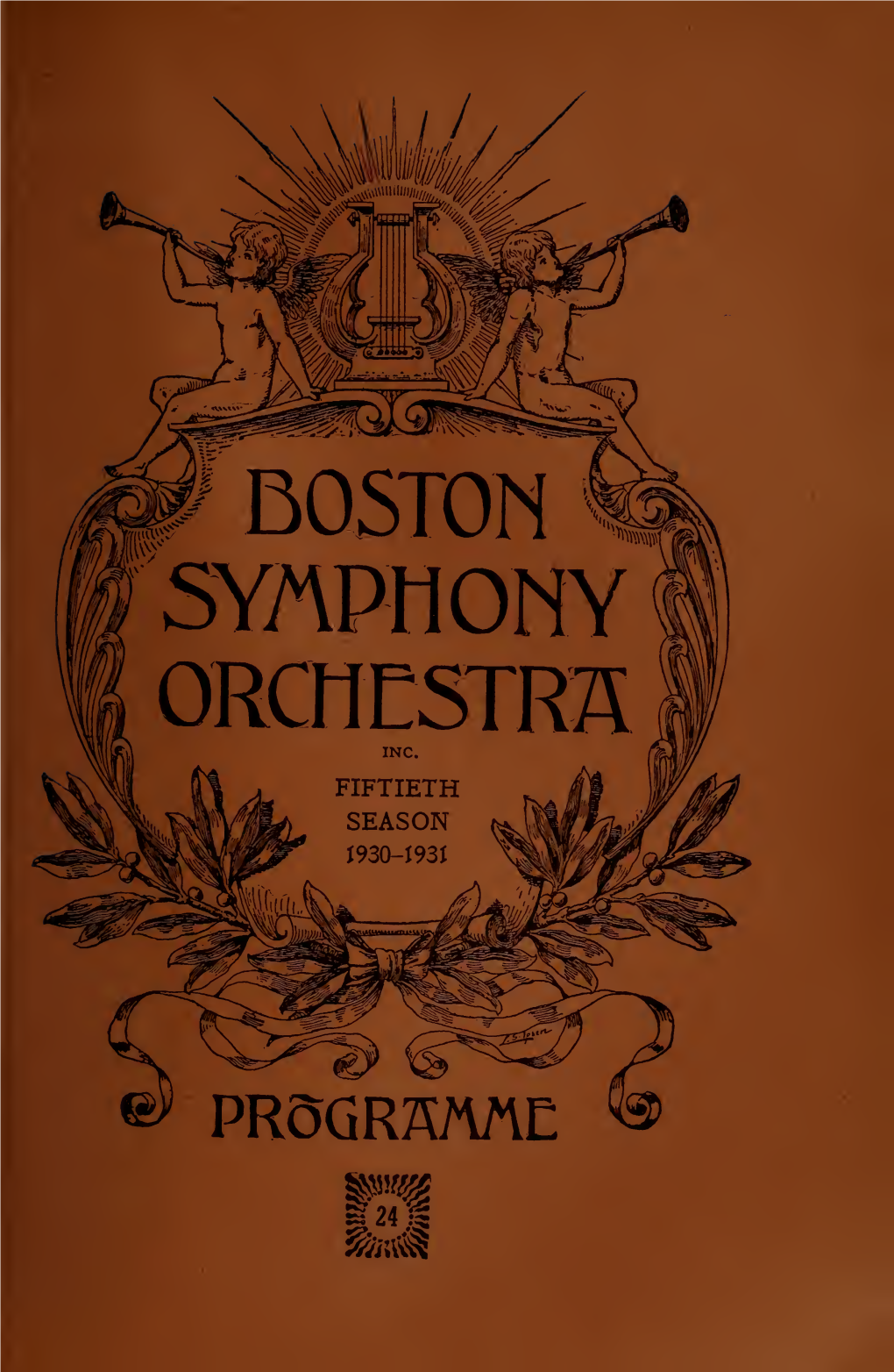 Boston Symphony Orchestra Concert Programs, Season 50,1930