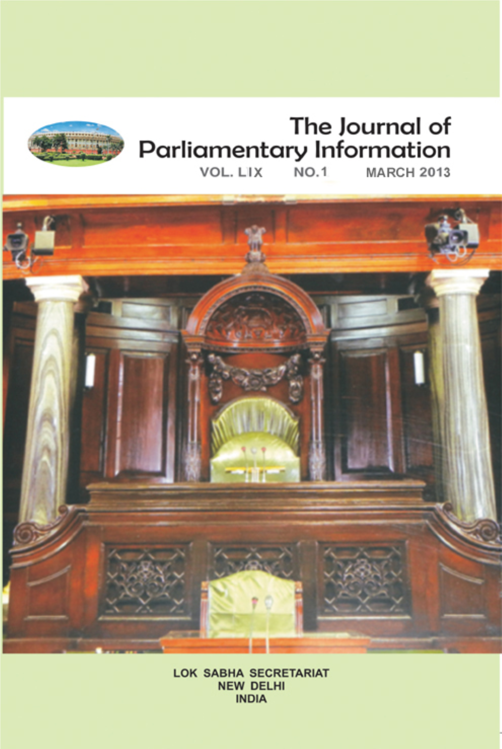 The Journal of Parliamentary Information